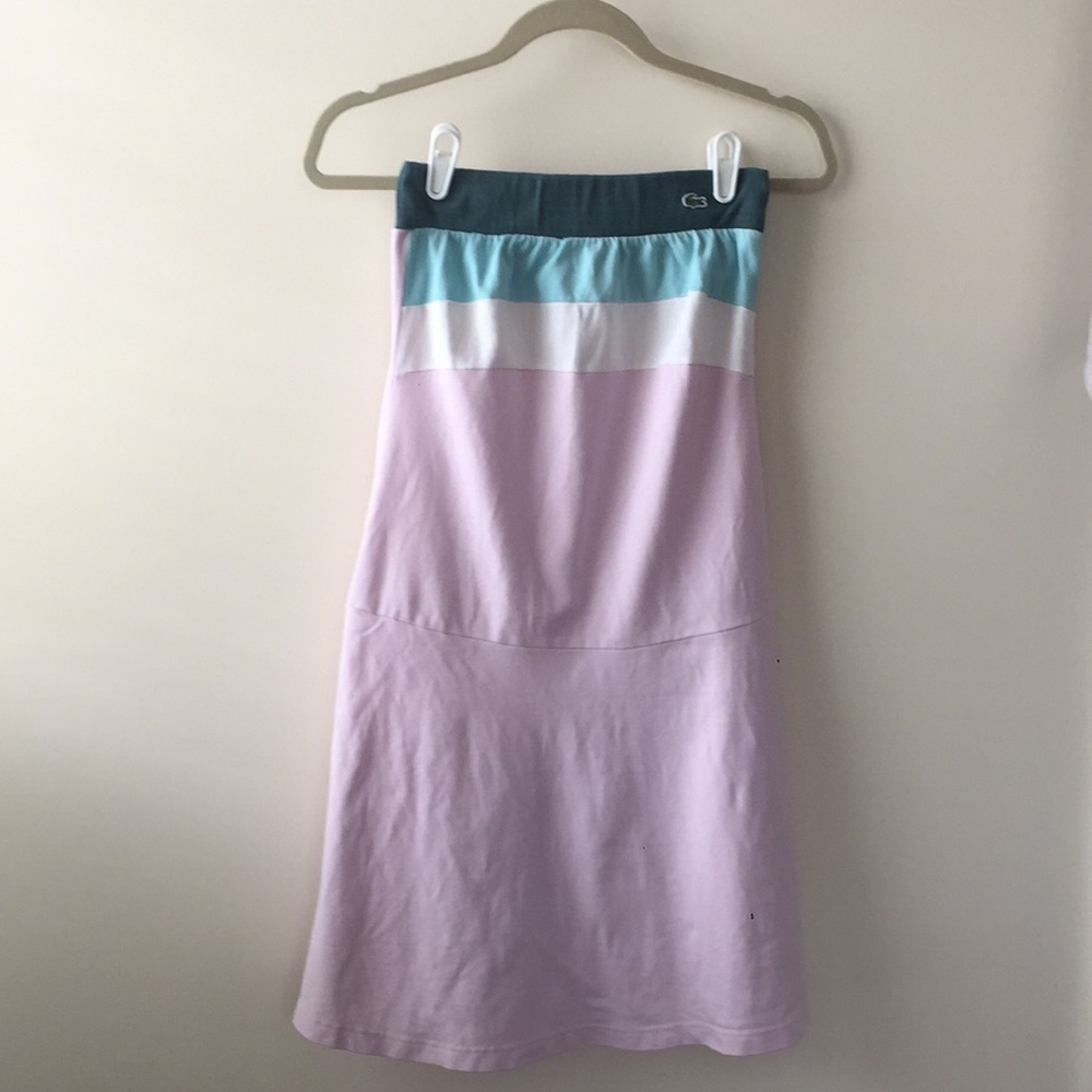 Lacoste Strapless Dress